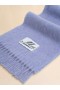  Indigo Alpaca Scarf Blue Lilac