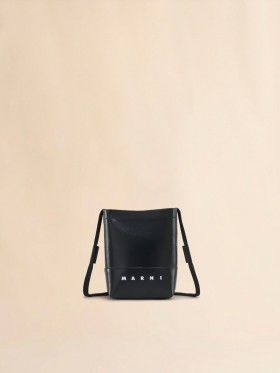  Crossbody Bag With Shoelace Strap Black