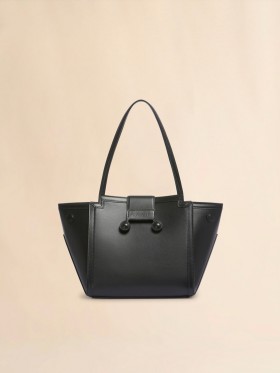  Leather Mini Riviera Bag Black