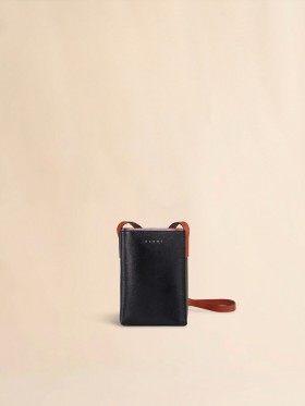  Museo Soft Nano Bag In Green And Leather Black/mosstone/tile