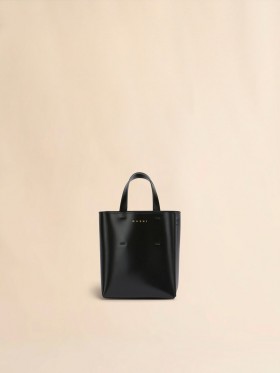  Museo Mini Bag In Leather Black