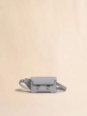  Grey Leather Trunkaroo Crossbody Bag Atmosphere