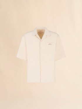  Cream Denim Shirt With Trunakaroo Plaque Bone