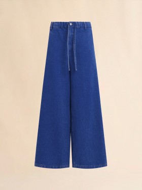  Drawstring Blue Jeans Ocean
