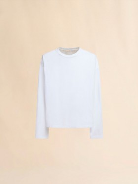  White Oversized Organic Cotton T-shirt Lilywhite