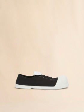  Canvas New Wave Sneaker Black