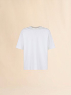  White Organic Cotton Oversized T-shirt With Marni Patches Lilywhite