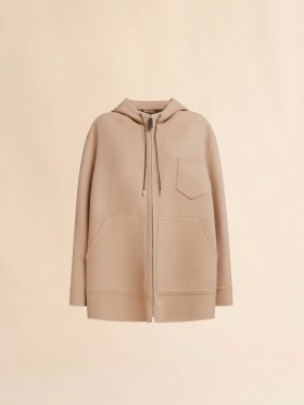  Beige Wool-cashmere Parka With Marni Mending Lightcamel