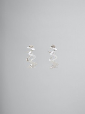  Palladium Metal Marni Symbol Earrings