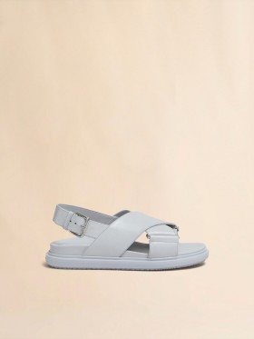  Grey Leather Fussbett Sodium