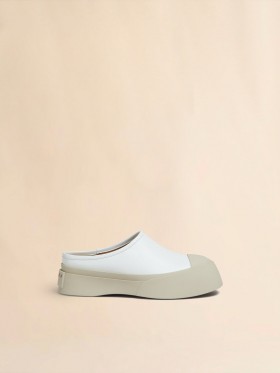  White Leather Pablo Sabot Lilywhite