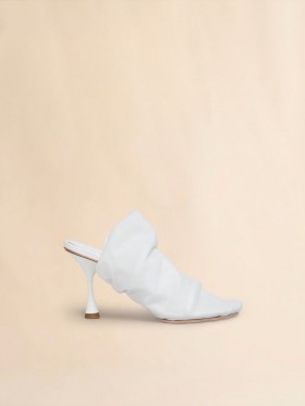  White Stretch-tulle Moonlight Sandal Lilywhite