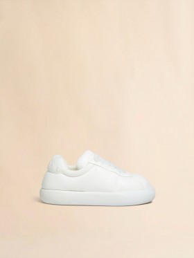  White Leather Bigfoot 2.0 Sneaker Lilywhite