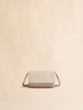  Beige Leather Shoulder Bag With Marni Mending Softbeige