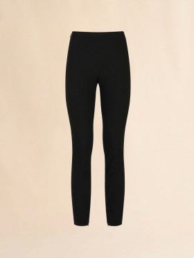  Stretch Poplin Trousers With Marni Symbol Black