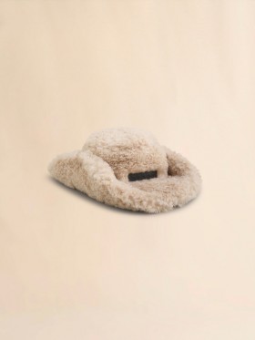  Ivory Faux Fur Cowboy Hat