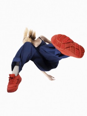  Red Marni X Hoka Bondi B3ls Sneaker Poinciana