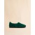  Green Slip-on Loafer In Faux Fur Gardengreen