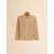  Beige Organic Poplin Zip Shirt With Hidden Logo Winterwheat