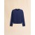  Dark Blue Ribbed Cotton T-shirt With Marni Symbol Bluechina