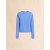  Indigo Boxy Cashmere Jumper With Marni Symbol Blue Lilac