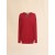  Oversize Silk And Wool Blend Jumper With Marni Symbol Chilli