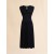  Silk Jacquard Midi Dress Black
