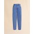  Blue Organic Denim Carrot Jeans Cobalt