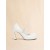  White Leather New Wave Mary Jane Pump Lilywhite