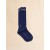  Blue Ribbed Cotton Socks With Marni Mending Bluechina