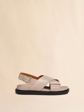 Leathar Béis Fussbett Desertbeige