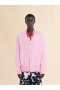  Rosa Baumwoll-Cardigan mit Marni-Symbol Pinkgummy